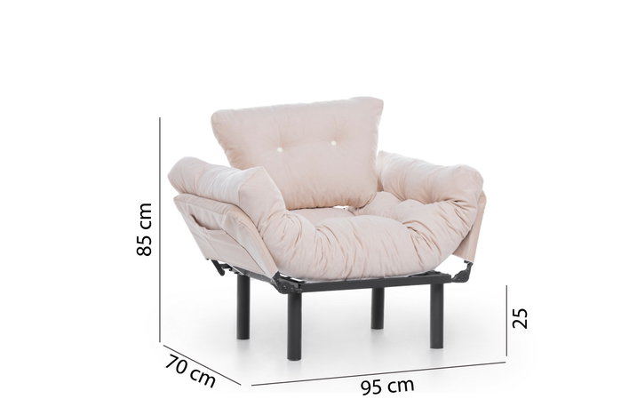 Atelier Del Sofa Nitta Single - Crema Atelier Del Sofa Nitta Single - Crema